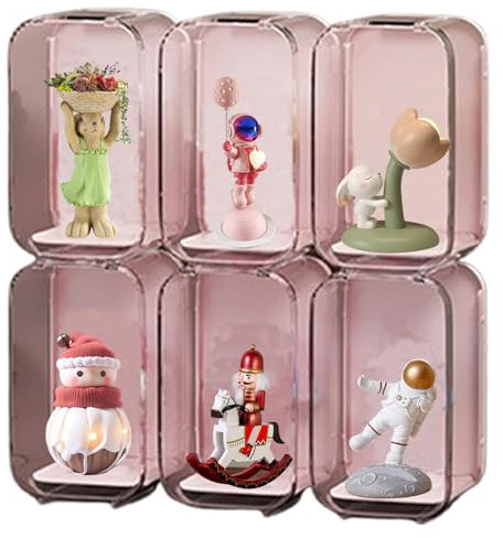 Vitrine für Actionfiguren, Puppenbox zum Sammeln, Ausstellungsbox für Actionfiguren, Aufbewahrungskoffer für Puppenorganisator, vielseitig für Wohnzimmer, Platz