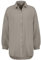 Sublevel Langarm Musselin Bluse mit Kentkragen - Damen Muselin Oversize Bluse, Baumwolle, Knopfleiste in verschienden Farben Grey M/L