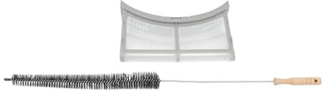 2024 verbessertes DC61-02595A Trockner-Flusenfiltergehäuse als Ersatz für Trockner – ersetzt 2069505, AP4578777, PS4206799, Polyester-Trockner-Flusensieb in Standardgröße
