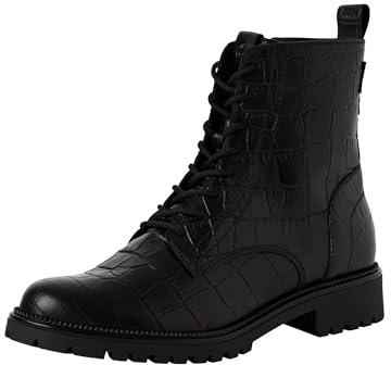 Tamaris Damen Boots Leder | 1-25402-43 – Reißverschluss, TOUCH-IT Fußbett, flache Sohle