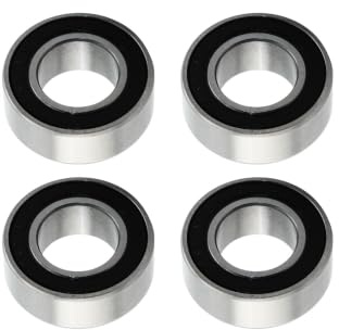 Kugellager 10x19x7 mm - 63800 2RS gummigedichtet 4 Stück - rcbay | Chromstahl Radial Rillenkugellager für 10mm Welle