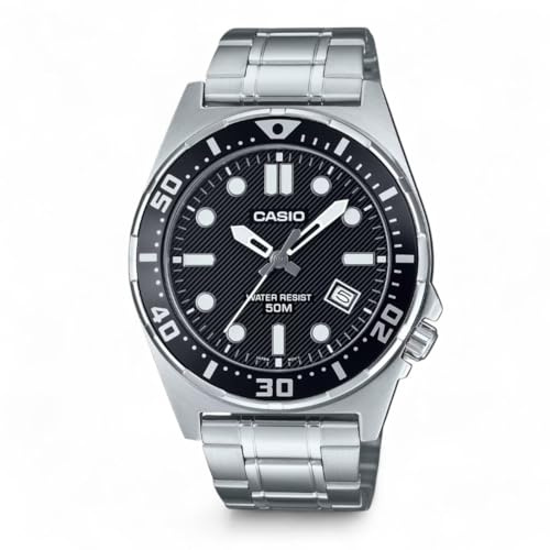 Casio Uhr: Silber MTD-135D-1AVDF, Silber, Armband