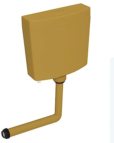 BOWEKAM Home & Garden-Toilettenspülkasten mit Bodenwassereinlass 3/6 L Curry-Möbelwahl