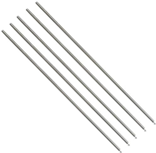 Molla piegatubi interna 5pcs Molla Curvatubi per piegare tubi rame PVC Multistrato Molla Piegatubi per piegatrice Tubi Idraulici Elettrici Condizionatori Manuale Acciaio Alluminio (3.8mm)