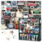 1980s Old Things 1000 Piece Jigsaw Puzzle Fun Collage Puzzles for Adults and Family Vintage Puzzle Relieve Loneliness Creative Gift for Seniors Includes Reference Poster Easy to Assemble(27.5x19.7in)