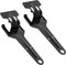 MUCKLILY 2Pcs Heavy Duty Kitchen Baking Tray Clip Non Slip Plate Gripper for Safe Retrieval of Hot Trays Oven Pan Holder with Long Handle for Baking and Cooking Tasks