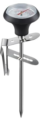Milk Frothing Thermometer, Stainless Steel Drink Thermometer with Detachable Clip for Coffee Chocolate Cappuccino