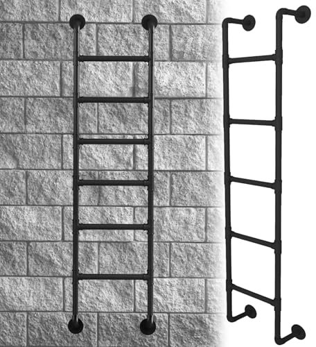 Fensterschacht-Ausstiegsleiter, Hochleistungs-Kellerausstiegsleiter aus Eisen, Leiter für hohe Etagenbetten, Dachbodenleiter für den Innenbereich, 10-20 m Lange Eingangs-Feuerleiter