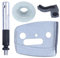 AOIUU Fit For H-u-s-q-v-a-r-n-a 340 350 345 346 Chainsaw Oil Pump Piston Oiler Pick Up Worm Gear Bar Plate Kit