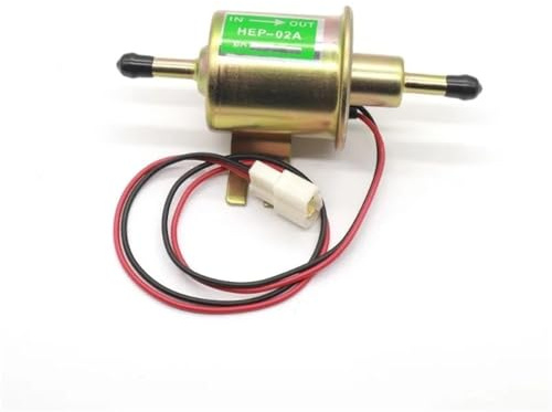 Kraftstoffpumpen HEP-02A Universal 12V Elektrische Inline-Kraftstoffpumpe Für Rasenmäher Kleine Motoren Gas Diesel Motorrad Benzinpumpe
