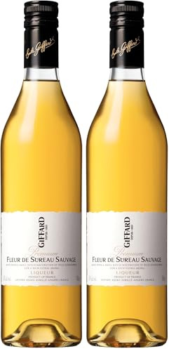 Giffard - Liqueur Fleur de Sureau Sauvage - Recette Française - Elégante et Puissante - 70 cl (Lot de 2)