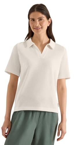 Cecil Damen Kurzarm Poloshirt in Unifarbe