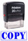 Printtoo Selbstfarben COPY Stempel Buromaterial Individuelle Stempel - Blau