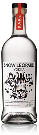 Snow Leopard Vodka, 70 cl