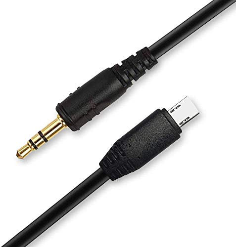 PHOLSY S2 Fernauslöser-Anschlusskabel 3,5mm Klinke (Verbindungskabel) für Sony Kameras Kompatibilität mit Pixel TW283-Serie