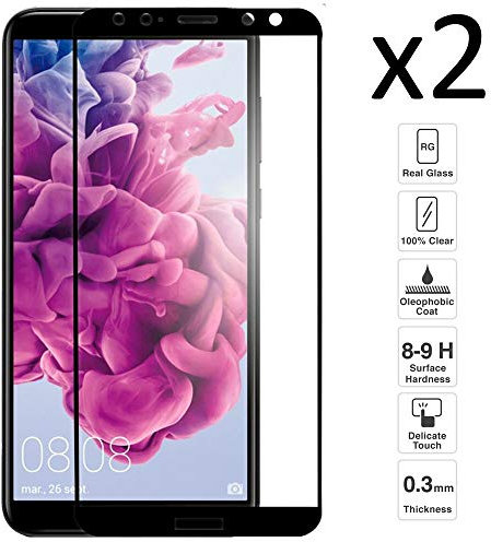 iGlobalmarket [2 Unidades] Protector de Pantalla compatible para Huawei Mate 10 Lite, Cristal Templado, sin burbujas, Alta Definicion, 9H Dureza, Resistente a Arañazos