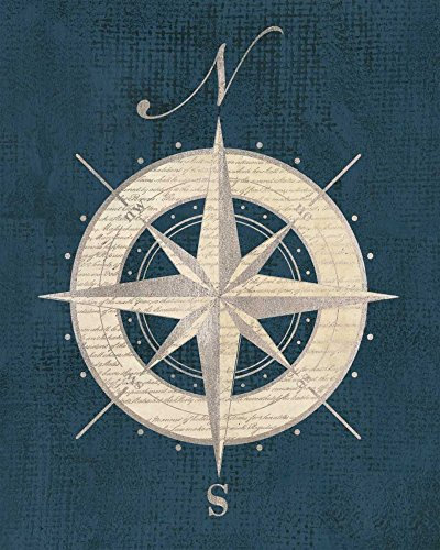 Feeling at home Stampa-su-Tela-INTELAIATA.Appleman-Sam-Cm_70_X_57-La-Rosa-dei-Venti-Blu-Nautical,-Quadro-su-Tela-fine-Art-Viaggio,-Canvas-intelaiato-100% cotone-380gr