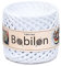 T-Shirt-Garn, Fettuccine-Spaghetti-Knäuel, Bio-Baumwolle, zum Häkeln, Stricken, für Makramee, 3–5 mm, schneeweiß