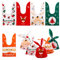 50 Stück Süssigkeiten Beutel, 5 Verschiedene Motive Geschenktüten Weihnachten Kekstüten Weihnachtstüten Geschenkverpackung Tüten für Weihnachten Candy Kekse(21,5x13cm)