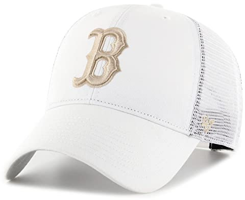 '47 MLB Boston Red Sox Baseball Cap Basecap Branson Trucker Kappe weiß