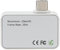 Termocamera per Telefono Cellulare, Termocamera a Infrarossi per Telefono Cellulare H2F, Termocamera con Interfaccia di Tipo C a Frame Rate Elevato 256x192 25Hz per Smartphone