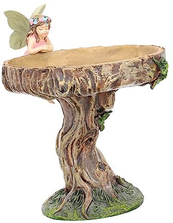 CIMAXIC Vogelfutterspender Aus Kunstharz Mit Exquisiter Verarbeitung Schöner Gartendekoration Für Balkon Und Außenbereich Leicht Zu Reinigen