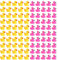 Enten Miniaturfiguren, 50PCS Kleine Flamingo + 50PCS Mini Tierfiguren Enten Mini Harz Enten zum Basteln Ente Miniatur Figuren Dekorationen für Zuhause Landschaft Puppenhaus Ornament