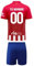 Atletico de Madrid Conjunto Camiseta y Pantalón PERSONALIZABLE Primera equipación Temporada 2023-2024 Réplica Oficial - Talla Niño (12 Años)
