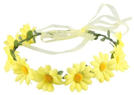Amosfun kinder blumenkranz sonnenblumen Blumenkranz Seaside Blumenkranz Party boho kränze Haaraccessoires haarschmuck Blumenkopfbedeckungen Zubehör Urlaub