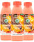 Garnier Fructis Hair Food Ananas Shampoo für lange und stumpfe Haare, entwirrend, reinigt, nährt Feuchtigkeit, 3 Flaschen à 350 ml