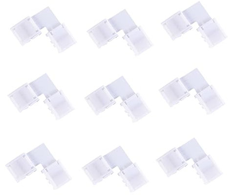 Veemoon 15stücke Led-lichtverbinder Rgb-lichtstreifen-jumper Verbindungsstücke Für Led-streifen Lichtstreifen-adapter Lötanschluss Für Flexible Lichtbänder