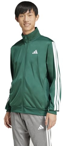 adidas Sweat-Shirt pour Homme, Vert collège, L