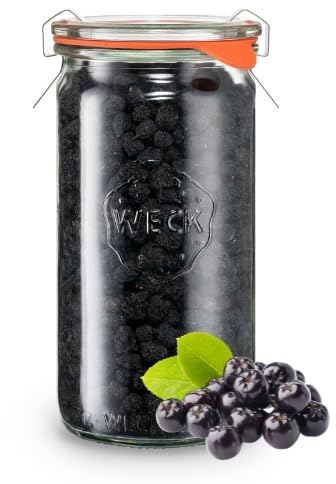 BIO Aronia 150g - 100% BIO Getrocknete Früchte - Trockenfrüchte - Hot Air Methode - Versiegelt in einem Weck Glas - organisch - ohne Zuckerzusatz - Quelle für Vitamine - BerriesPolska®