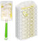 (24 pièces) Recharges de plumeau pour Swiffer Plumeau, avec 1 Poignée, Serpillères pour Swiffer Plumeaux, Recharges de Plumeau pour Nettoyage à 180°