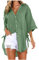 SKTIISN musselin Bluse Damen Oversized lang Festival Jacke Damen Lange Windbreaker Pilotenjacke kurzjacke Kapuzenpullover Rundkragen Shirtjacke tns musselin Bluse Kurzarm Sportjacke