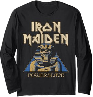 Iron Maiden - Pyramid Sphinx Black Long Sleeve T-Shirt