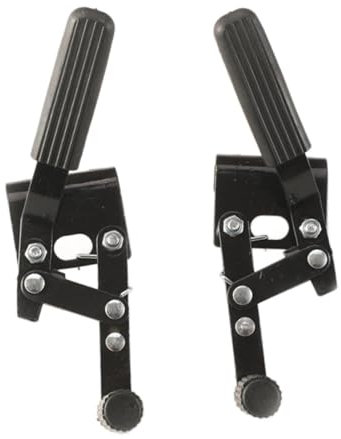 Generic 2x Rollstuhl Bremse Top Mount Leicht Installieren Ersatz Premium Zubehör Ersatzteil Rollstühle Handbremse Anti Slip