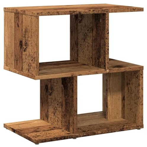 vidaXL Bedside Cabinet Old Wood 50x30x51,5 cm Engineered Wood | Loads of room for your stuff, Built tough for everyday use, Old wood finish adds a lovely touch