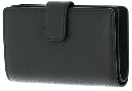 Coccinelle Metallic Soft Mini Wallet Grained Leather Alga