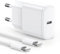 Locatis Cargador rápido para iPhone 15 16 [Certificado MFi] 20W USB C Rápido Cargador USB C con 2M Cable Enchufe de Pared Tipo C Alimentación Adaptador para iPhone 15 16/15 16 Pro/15 16 Pro Max/15