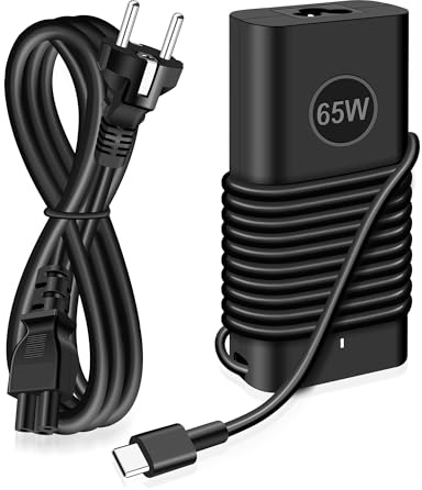 USB C Laptop Ladekabel 65W für Dell 5540 5520 5490 5440 5430 5420 7490 7410 7330 7320 7370 9250 9350 9410 9510 XPS 13 Inspiron 7620 7420 2in1 Chromebook 3100 5300 Typ C Ladegerat