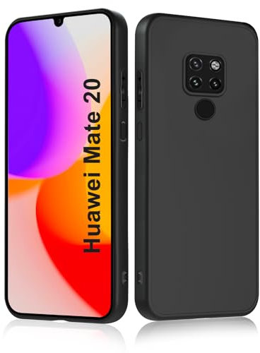 Simply Speakers Handyhülle für Huawei Mate 20 Hülle, Antikratzer, Anti-Schock, Anti-Rutsch Schutzhülle, Unterstützt kabelloses Laden,Anti-Fingerabdruck Fallschutz hülle für Huawei Mate 20