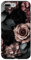 Dunkles Blumenmuster, elegante rosa und schwarze Rose Hülle für iPhone 7 Plus/8 Plus