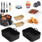 Friggitrice ad aria calda accessorio per Ninja Foodi AF400EU, AF300EU, Emerio, Princess, Innsky, 7,6L/8L/9L/9,5L Dual Zone, set di accessori per friggitrice ad aria calda (più forma per torta a 7 fori
