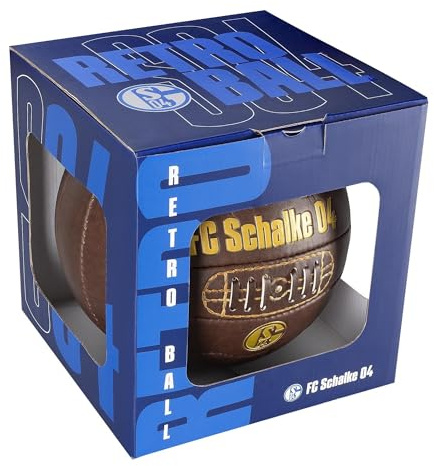 FC Schalke 04 Ball Retro in Geschenkbox