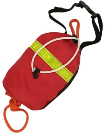 Lunaobrik Wurftasche mit Seil | Rettungsschwimmer für Floß und Boot | schwimmendes Gerät, startbar, hohe Sichtbarkeit, für Yachten, Segeln, Eisfischen, Navigation
