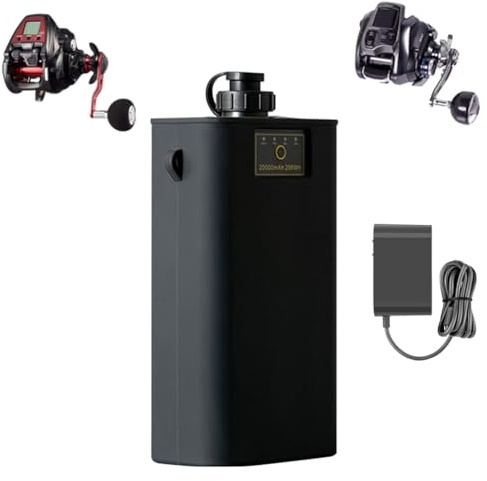 HJGHY 14.8v 20000mah, 14,8 V 10000 mAh 20000 mAh Elektrische Winde Batterie 14,8 Volt Elektrische Angelrollen Lithium-Batterie für Meer Angeln Batterien