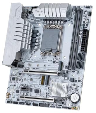 Carte Mere pc Carte mère Fit for ERYING B760M D4 ARGB LGA1700 Compatible avec processeurs Core i3/i5/i7/i9 12e/13e génération (12400/12900/13600K/F)