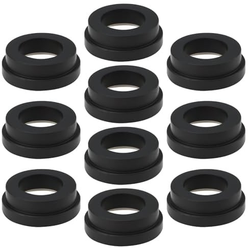 ECSiNG Lot de 10 joints en caoutchouc pour raccord de tuyau d'air compatibles avec les raccords de compresseur 1/2 et 3/4