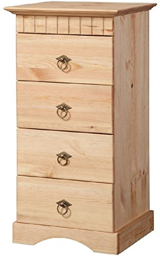 clever-moebel Badschrank Kiefernholz gelaugt/geölt
